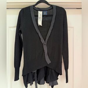 BIRD BY JUICY COUTURE | Black Merino Wool Sweater